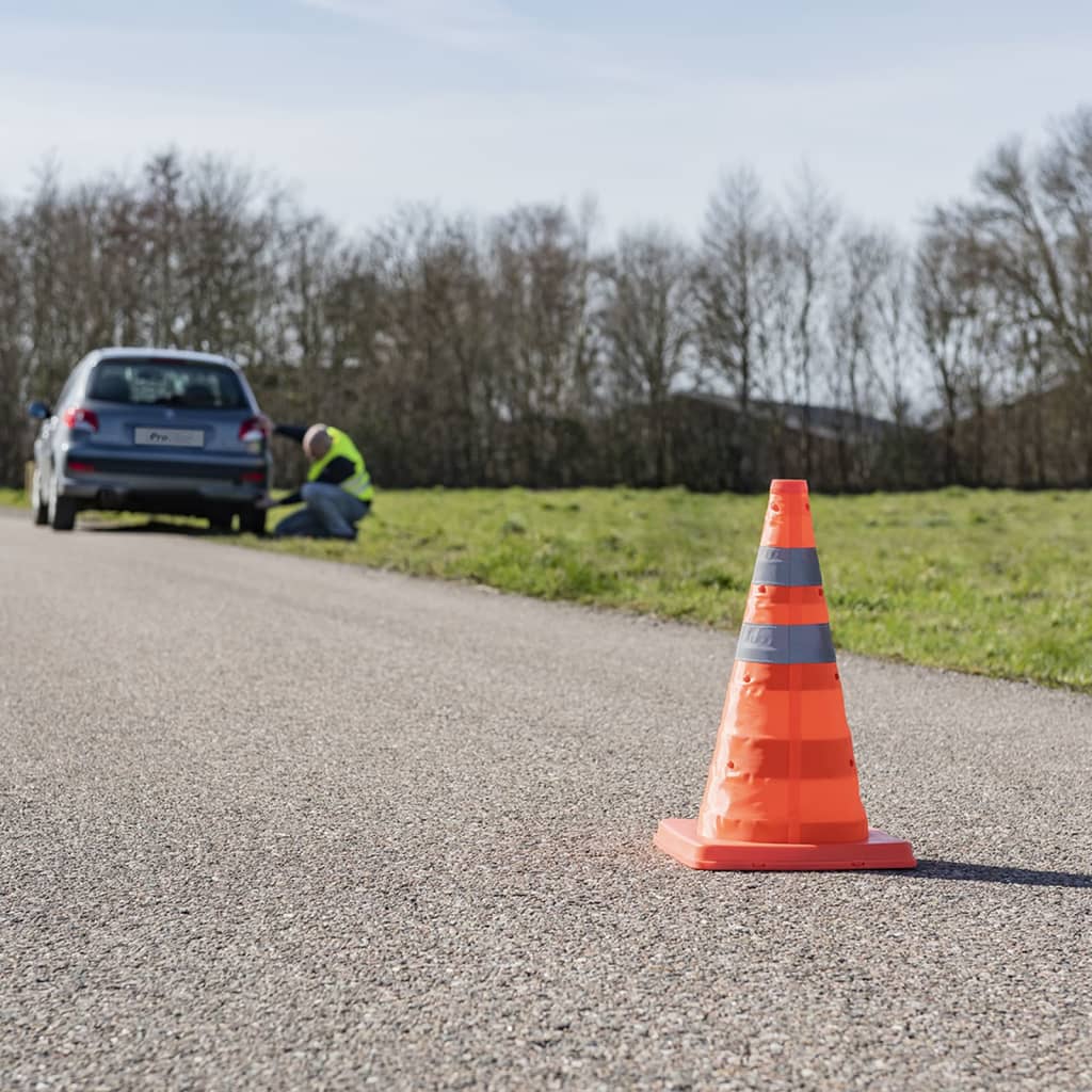 ProPlus 2 pcs. Cônes de signalisation pliables avec LED