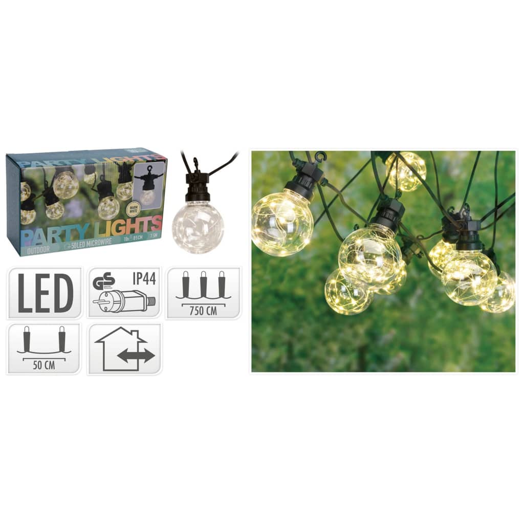 Éclairage de fête ProGarden avec 100 lampes LED