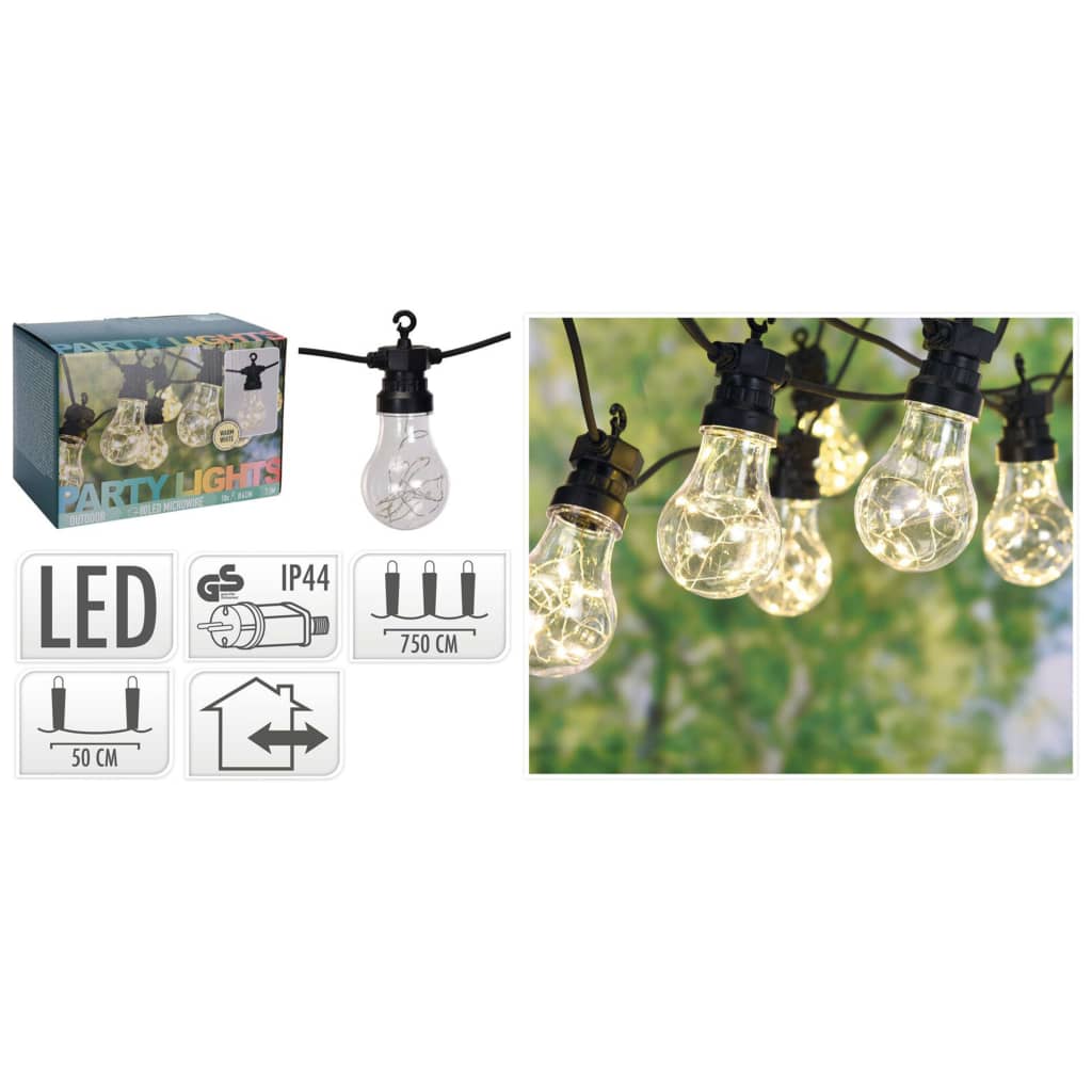 Éclairage de fête ProGarden avec 100 lampes LED