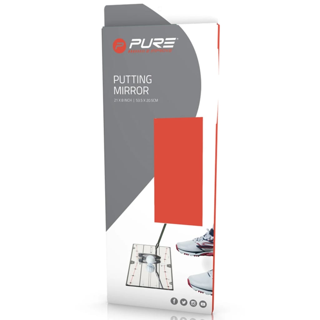 Miroir de putting de golf Pure2Improve 21 pouces