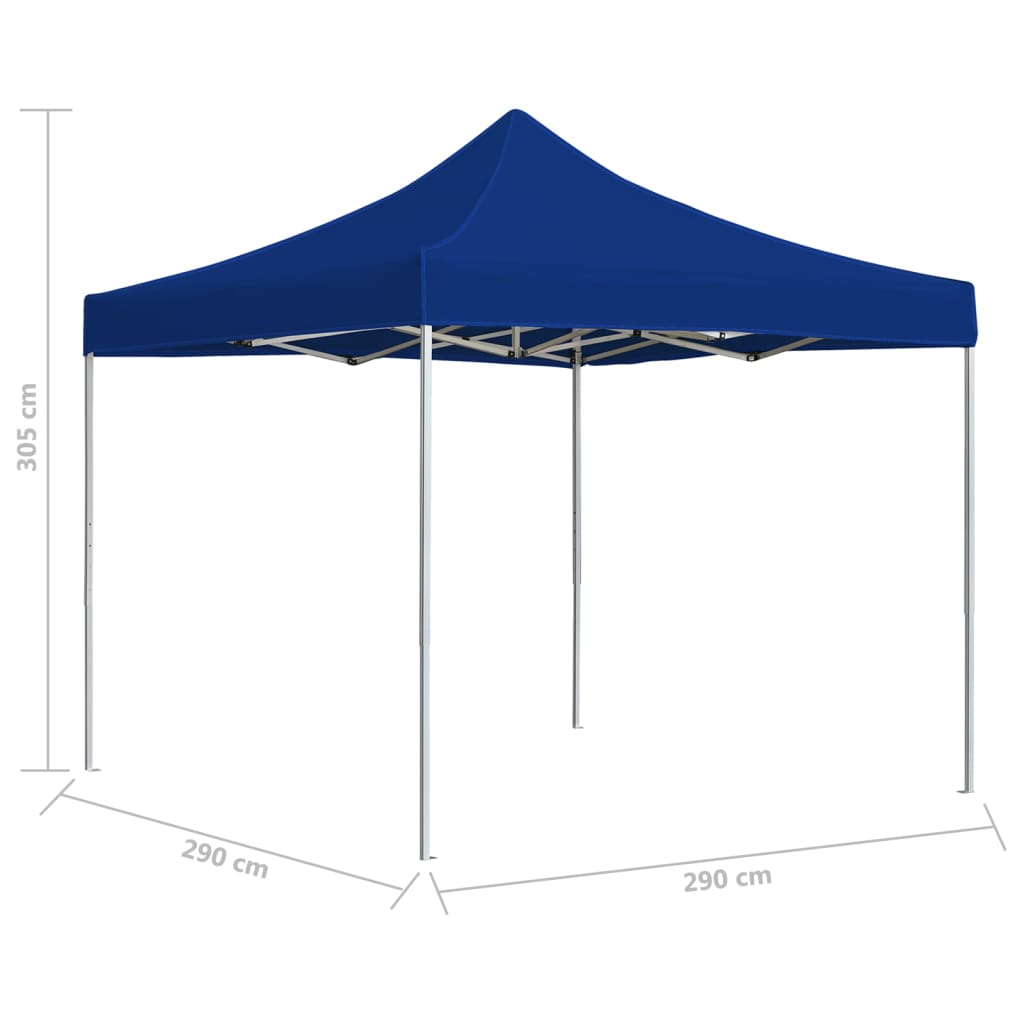 Partytent professioneel inklapbaar 3x3 m aluminium