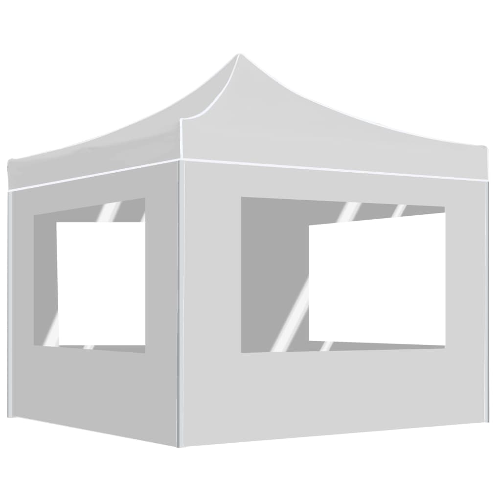 Partytent inklapbaar met wanden 4,5x3 m aluminium