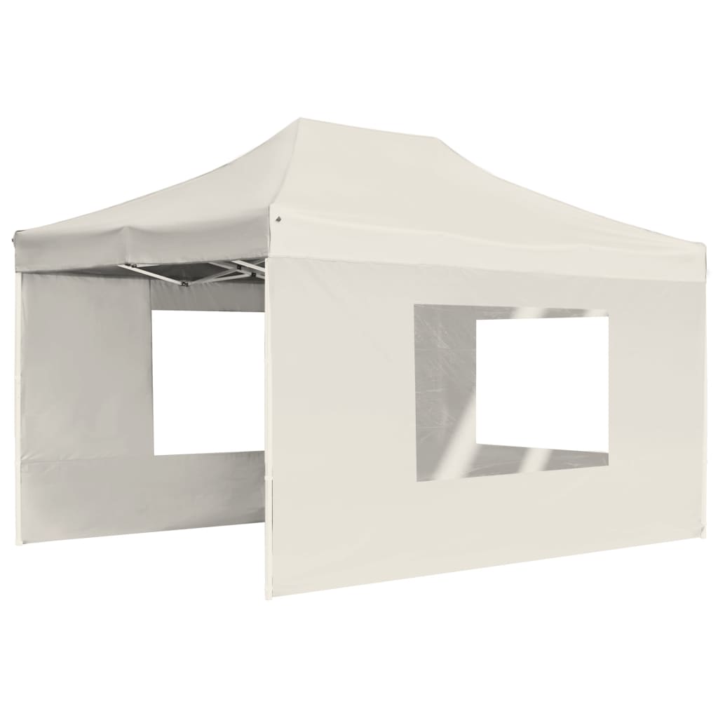 Partytent inklapbaar met wanden 4,5x3 m aluminium