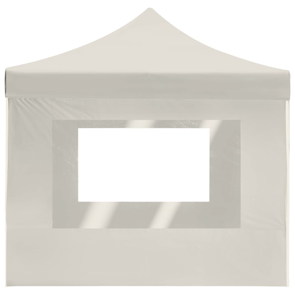 Partytent inklapbaar met wanden 4,5x3 m aluminium