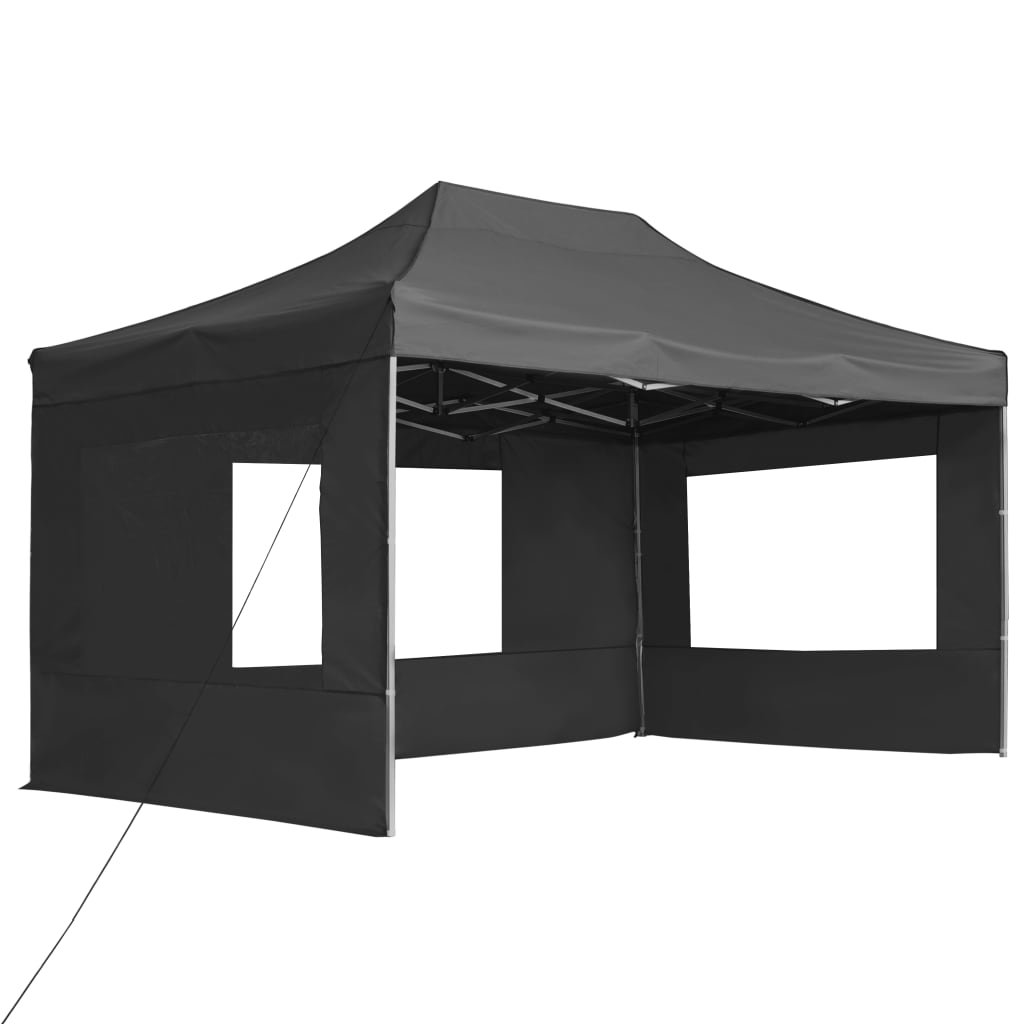 Partytent inklapbaar met wanden 4,5x3 m aluminium