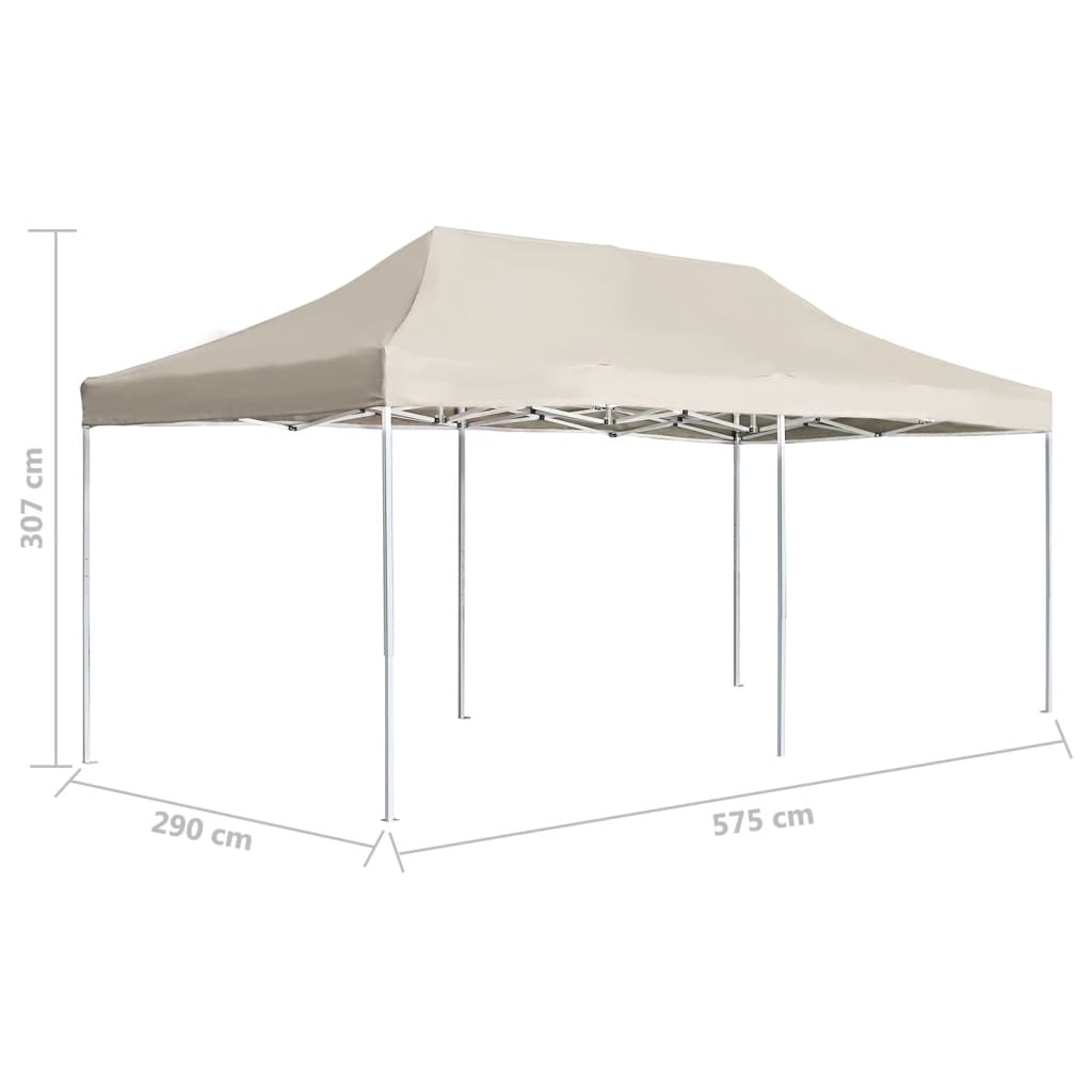 Partytent professioneel inklapbaar 3x3 m aluminium