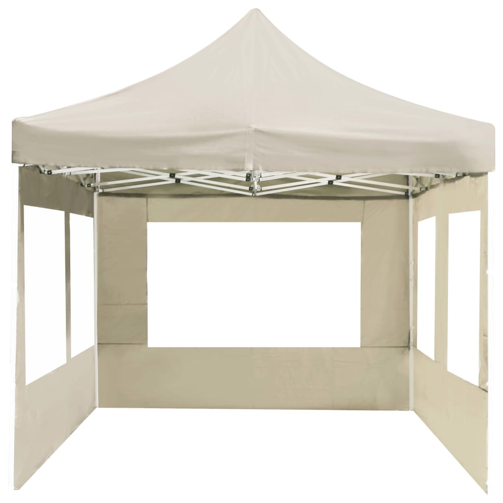 Partytent inklapbaar met wanden 4,5x3 m aluminium