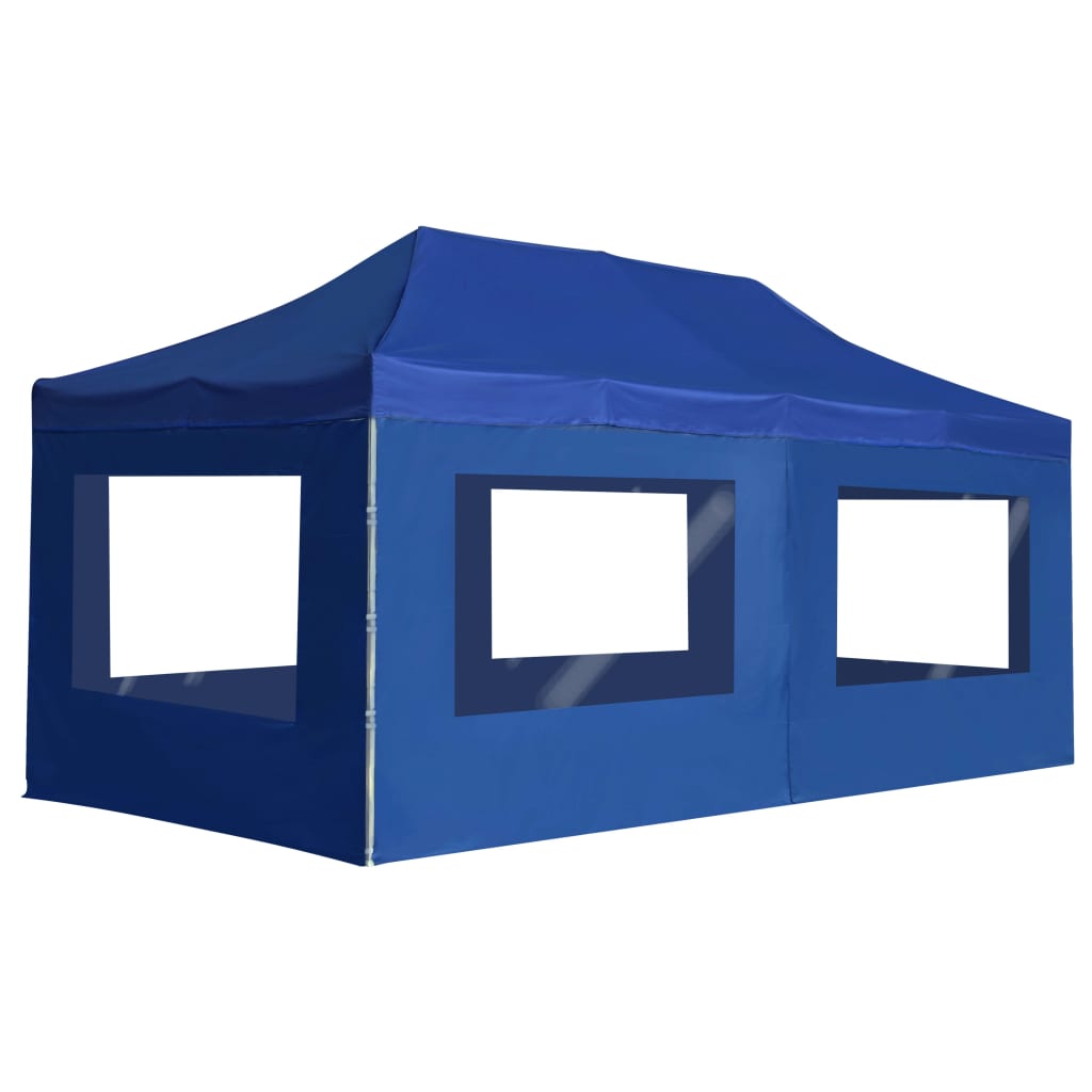 Partytent inklapbaar met wanden 4,5x3 m aluminium