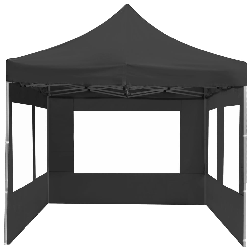 Partytent inklapbaar met wanden 4,5x3 m aluminium