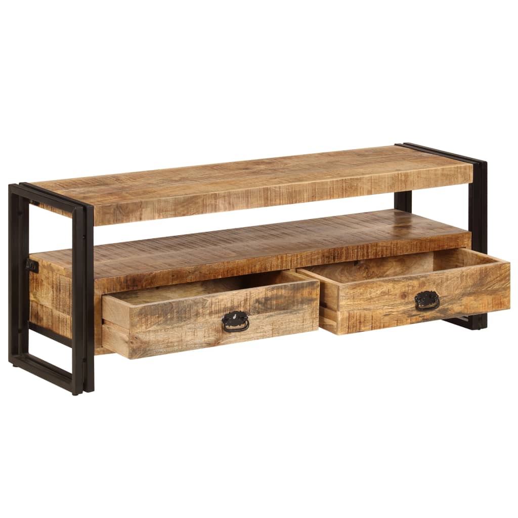 Tv-meubel 120x35x45 cm massief mangohout