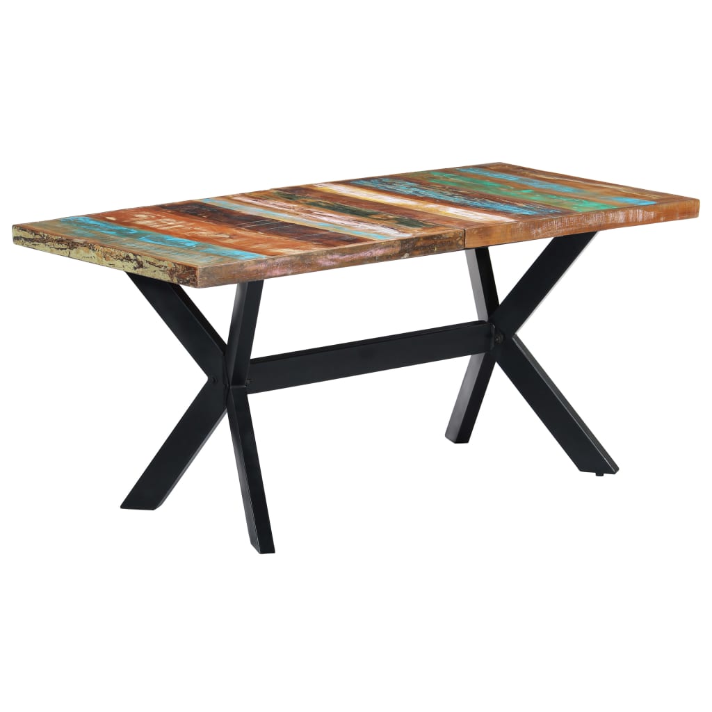 Table à manger 200x100x75 cm en bois de manguier massif