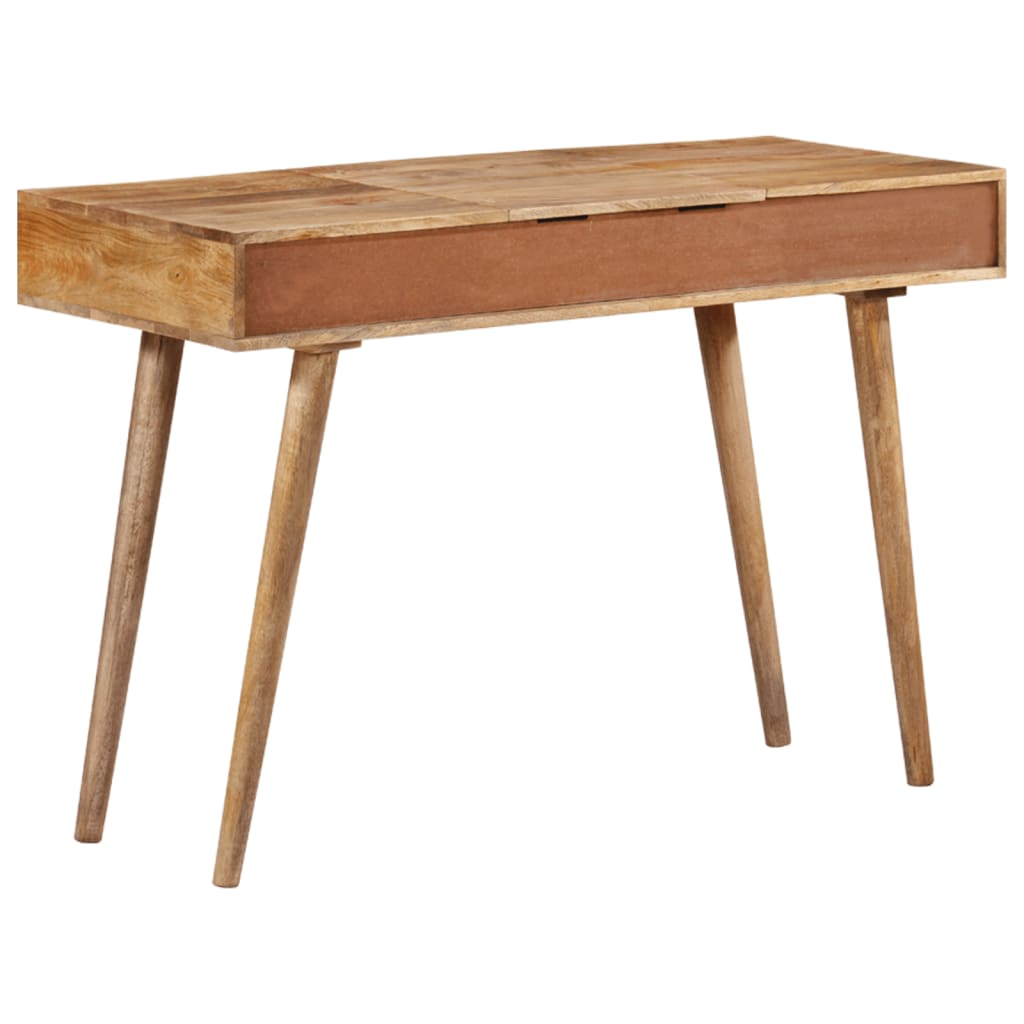 Kaptafel met spiegel 112x45x76 cm massief gerecycled hout