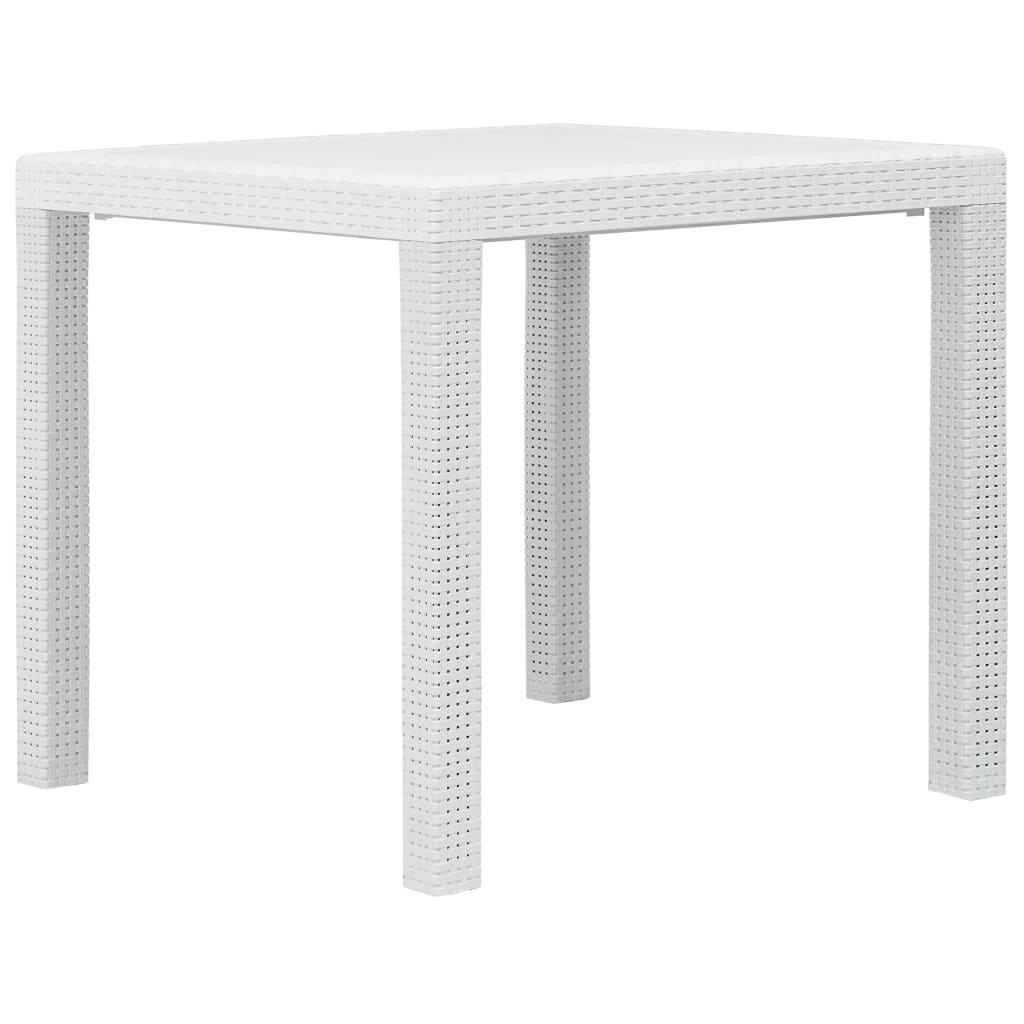 Tuintafel 79x79x72 cm rattan-look kunststof