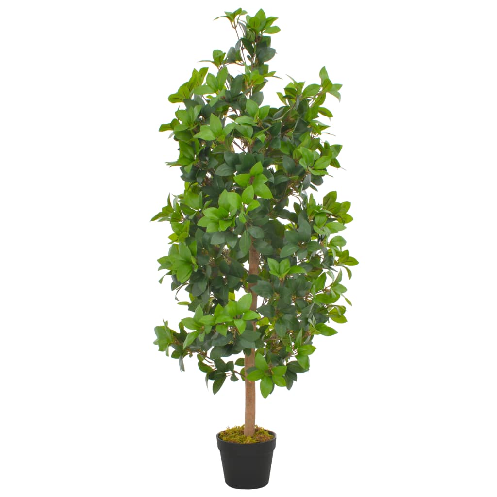 Plante artificielle avec pot de laurier 120 cm vert