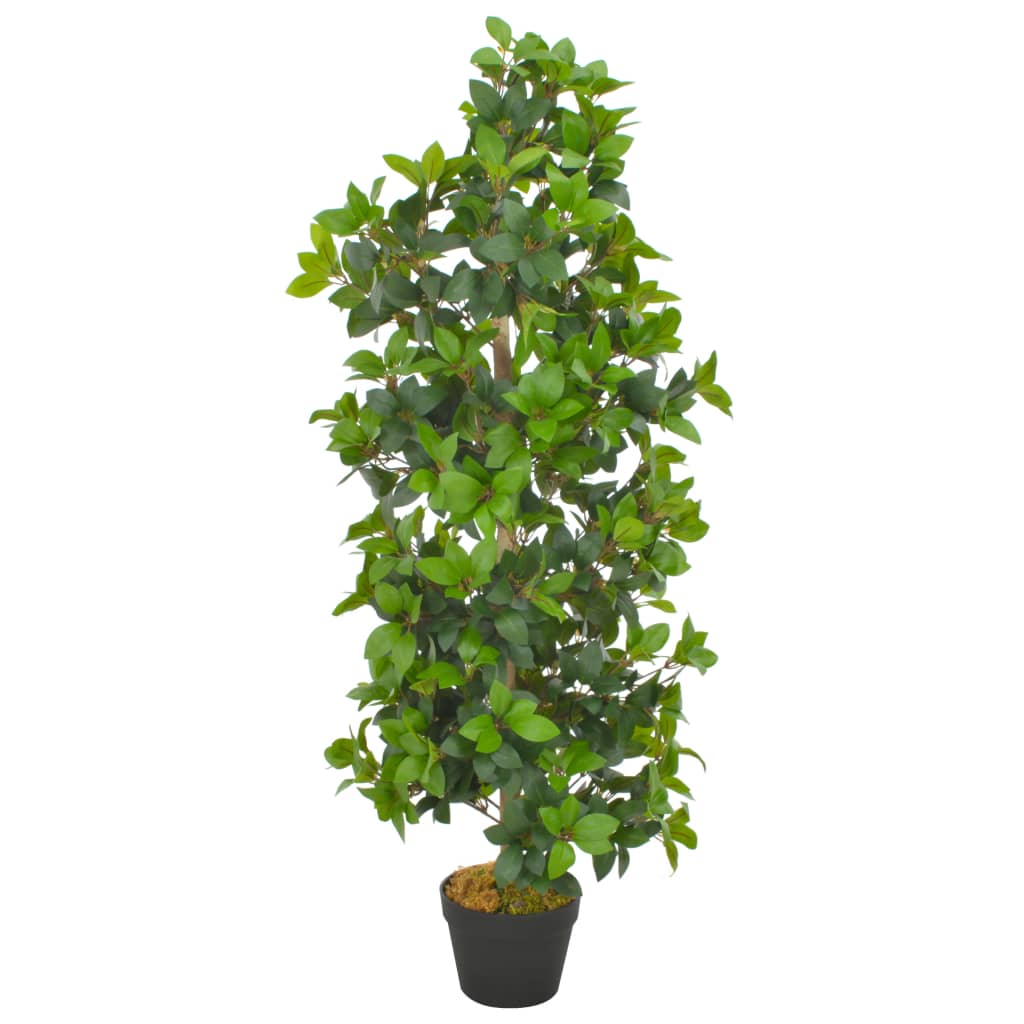 Plante artificielle avec pot de laurier 120 cm vert