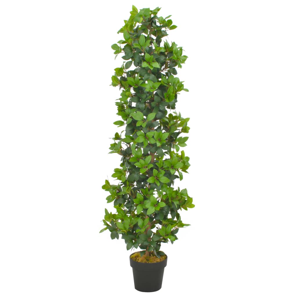 Plante artificielle avec pot de laurier 120 cm vert