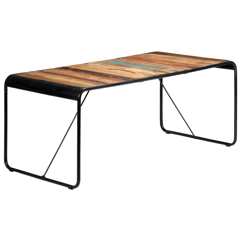 Eettafel 118x60x76 cm massief gerecycled hout