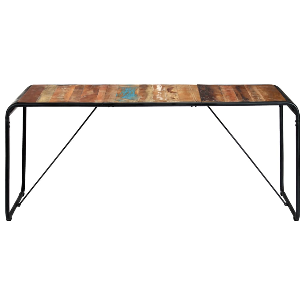 Eettafel 118x60x76 cm massief gerecycled hout