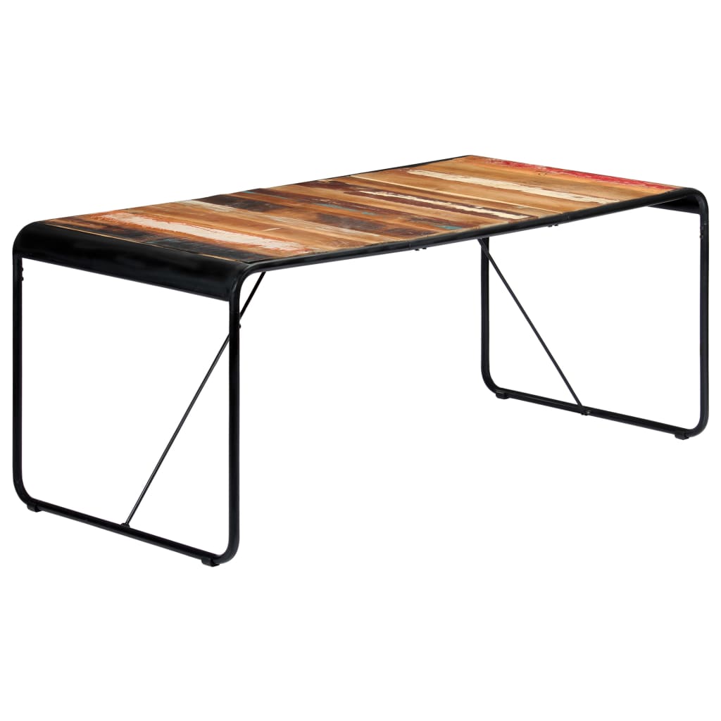 Eettafel 118x60x76 cm massief gerecycled hout