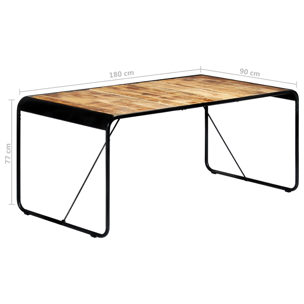 Eettafel 118x60x76 cm massief gerecycled hout