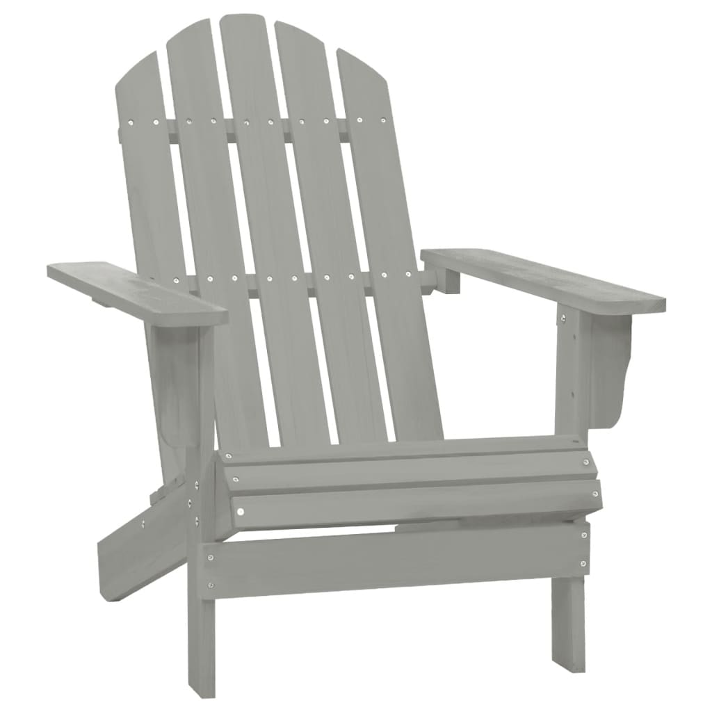 Chaise de jardin Adirondack en bois de pin massif vert