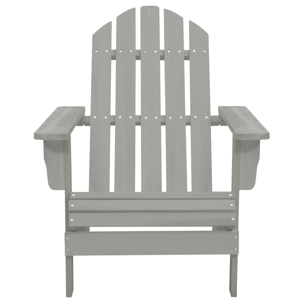 Chaise de jardin Adirondack en bois de pin massif vert