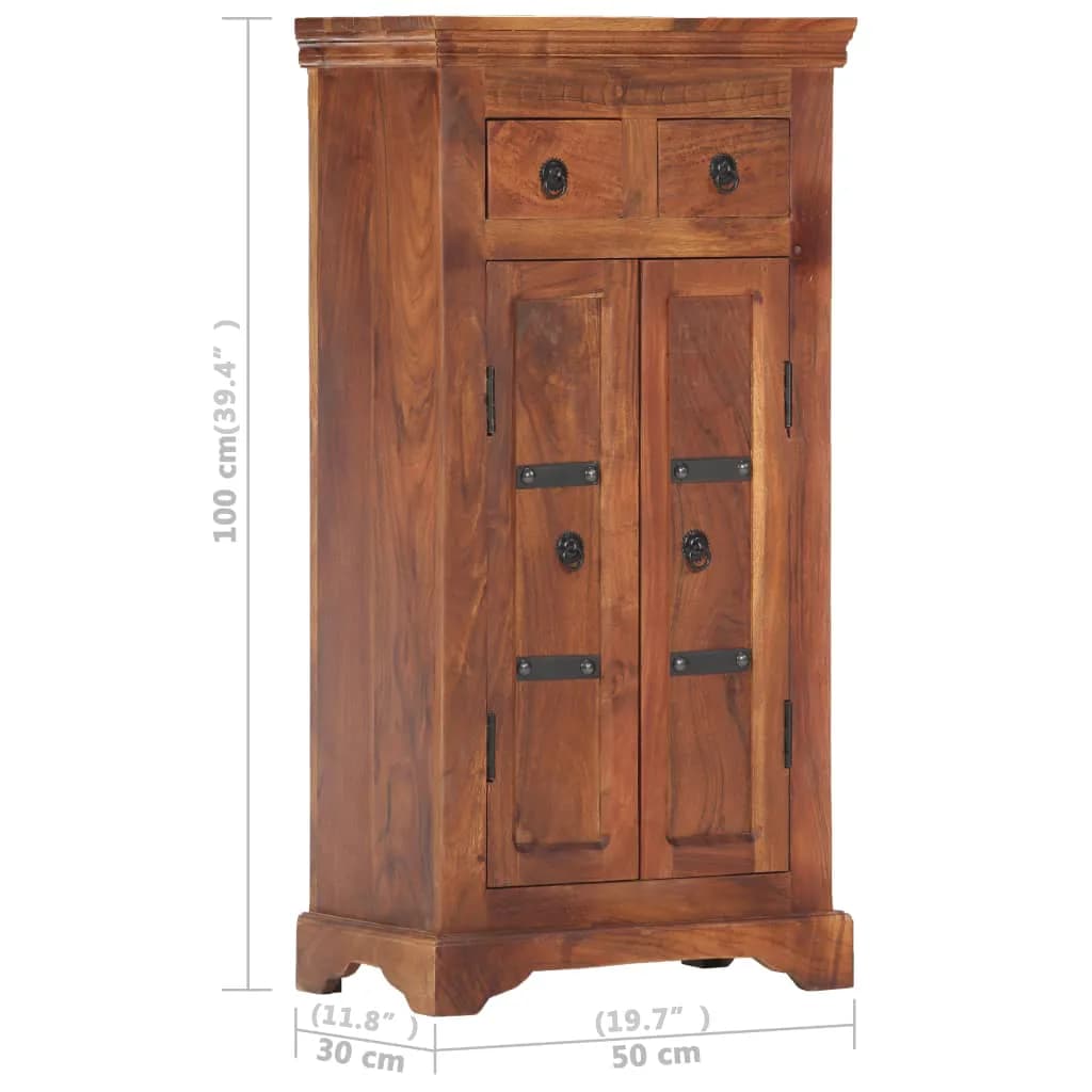 Dressoir 62x30x75 cm massief acaciahout