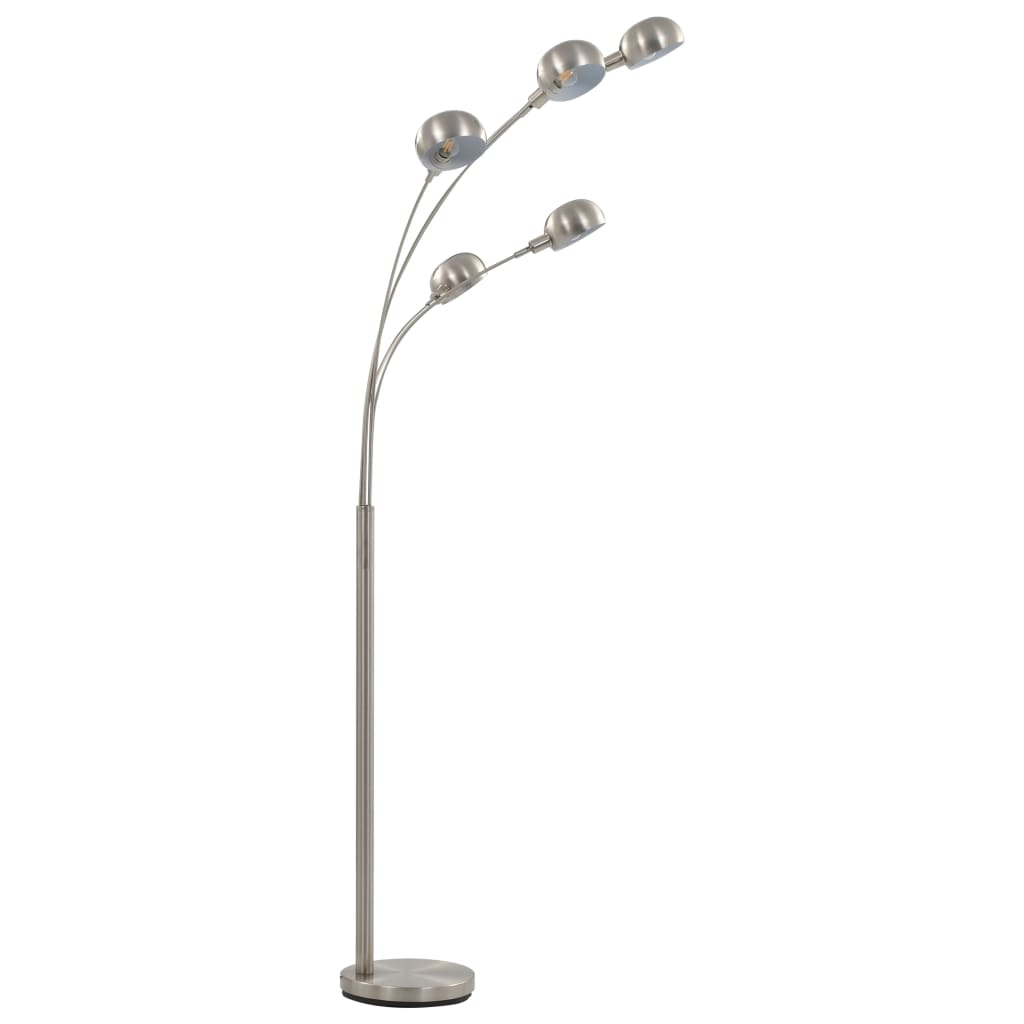 Lamp staand 5xE14 200 cm zwart en goud