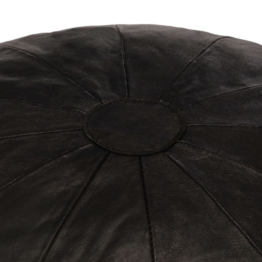 Pouf 40x35 cm véritable peau de chèvre