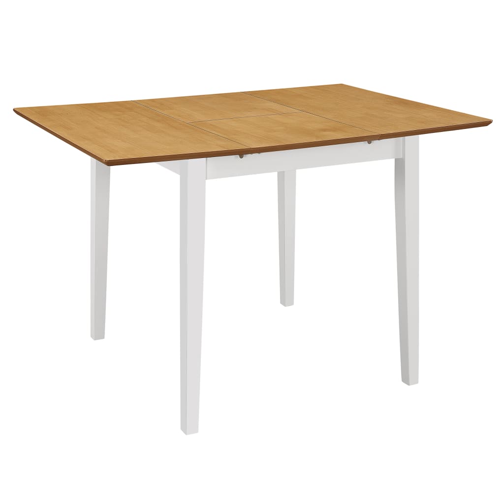 Table à manger extensible (80-120)x80x74 cm MDF