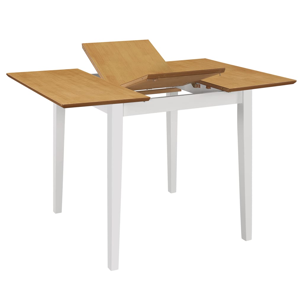 Eettafel verlengbaar (80-120)x80x74 cm MDF