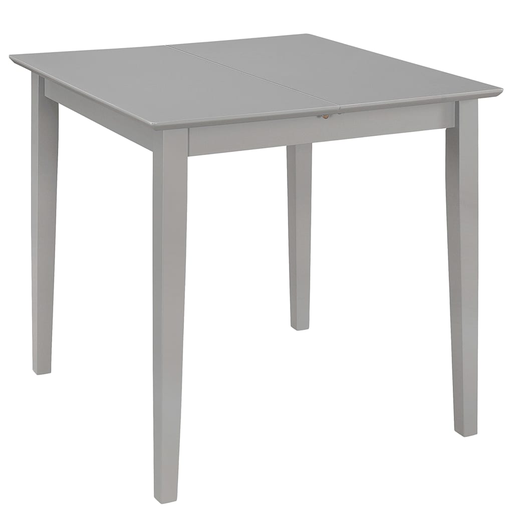 Table à manger extensible (80-120)x80x74 cm MDF gris