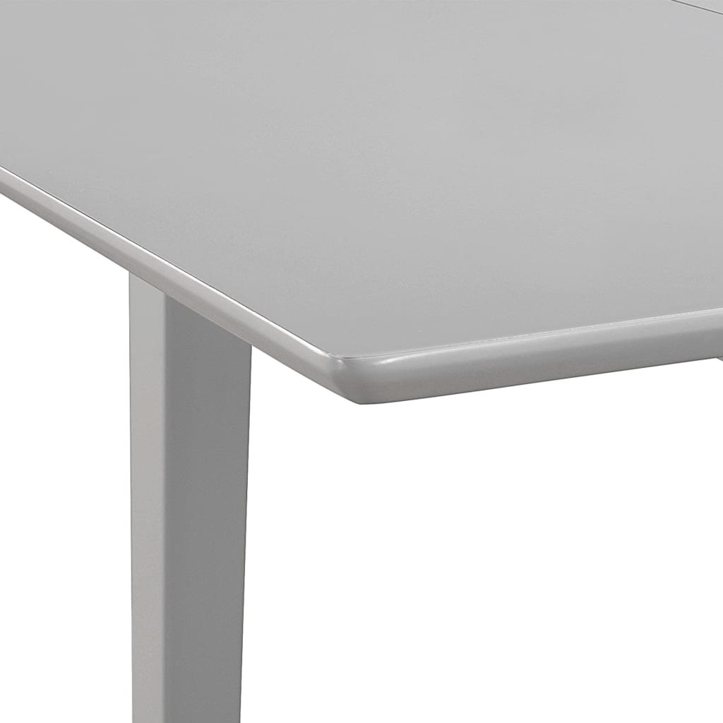 Table à manger extensible (80-120)x80x74 cm MDF gris