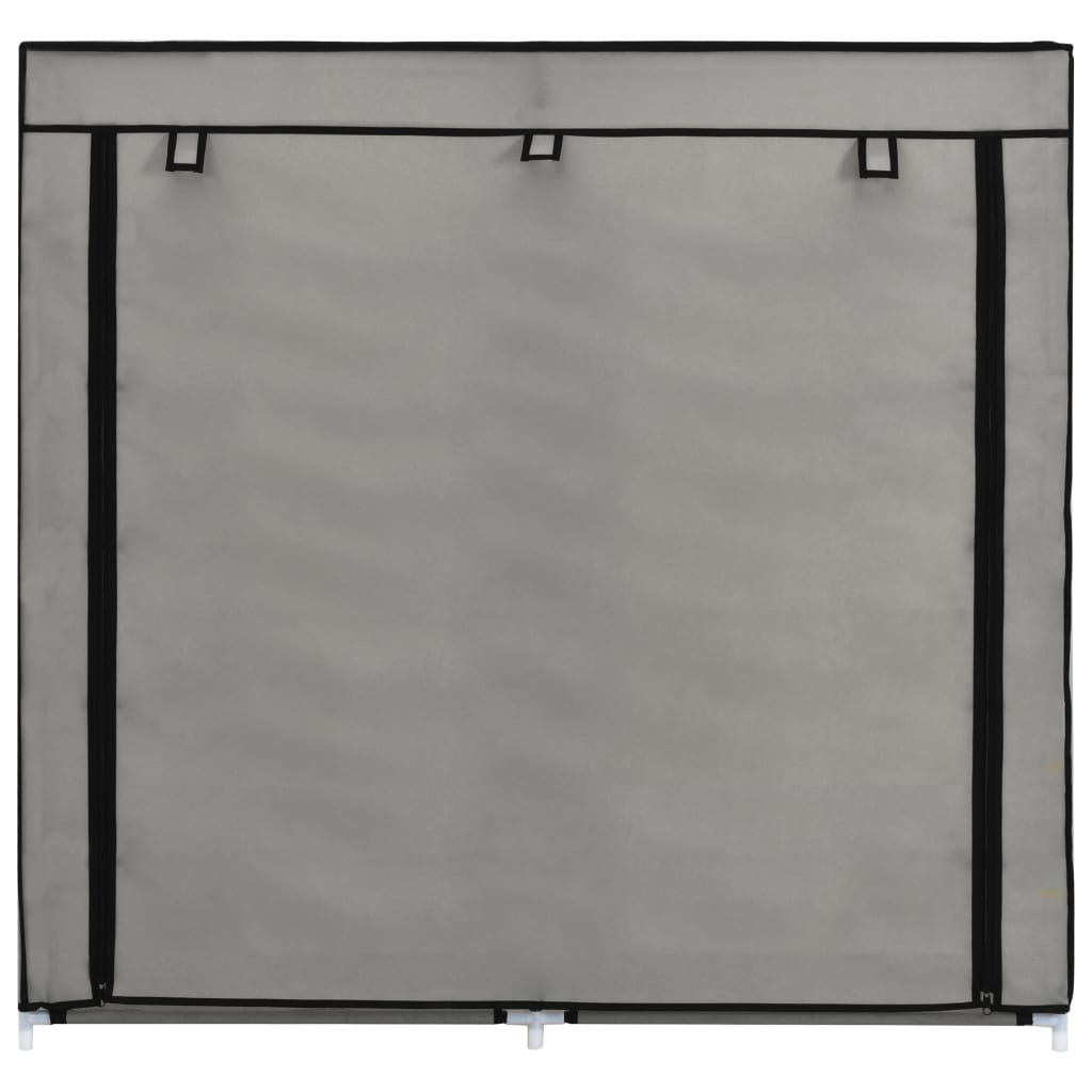 Schoenenkast met hoes 115x28x110 cm stof