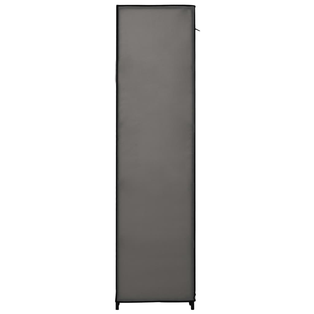 Armoire avec compartiments et tringles 150x45x176 cm tissu