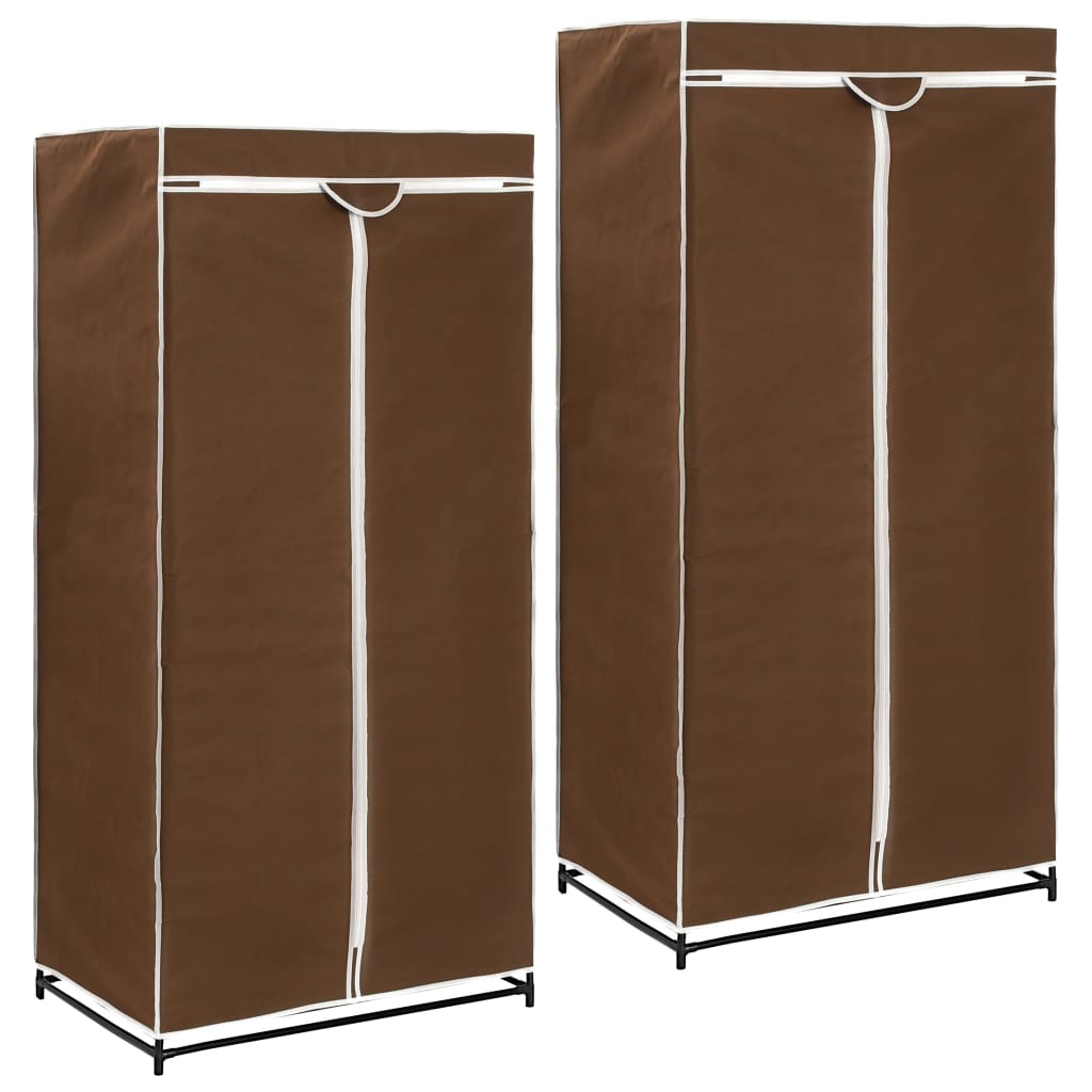 Armoires 2 pcs 75x50x160 cm