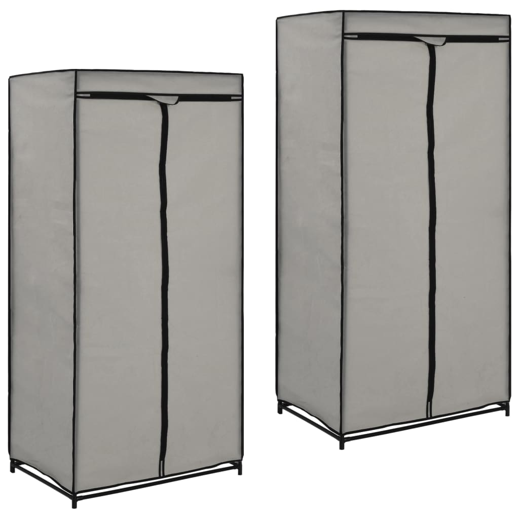 Armoires 2 pcs 75x50x160 cm