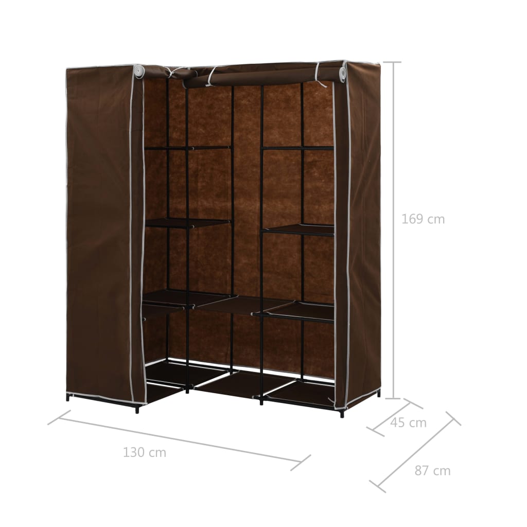 Armoire d'angle 130x87x169 cm