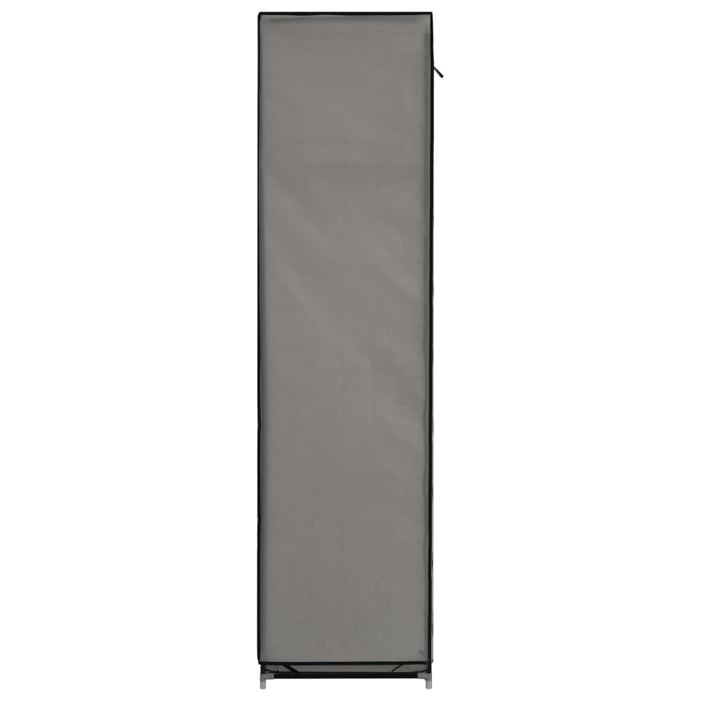 Armoire avec compartiments et tringles 150x45x175 cm tissu