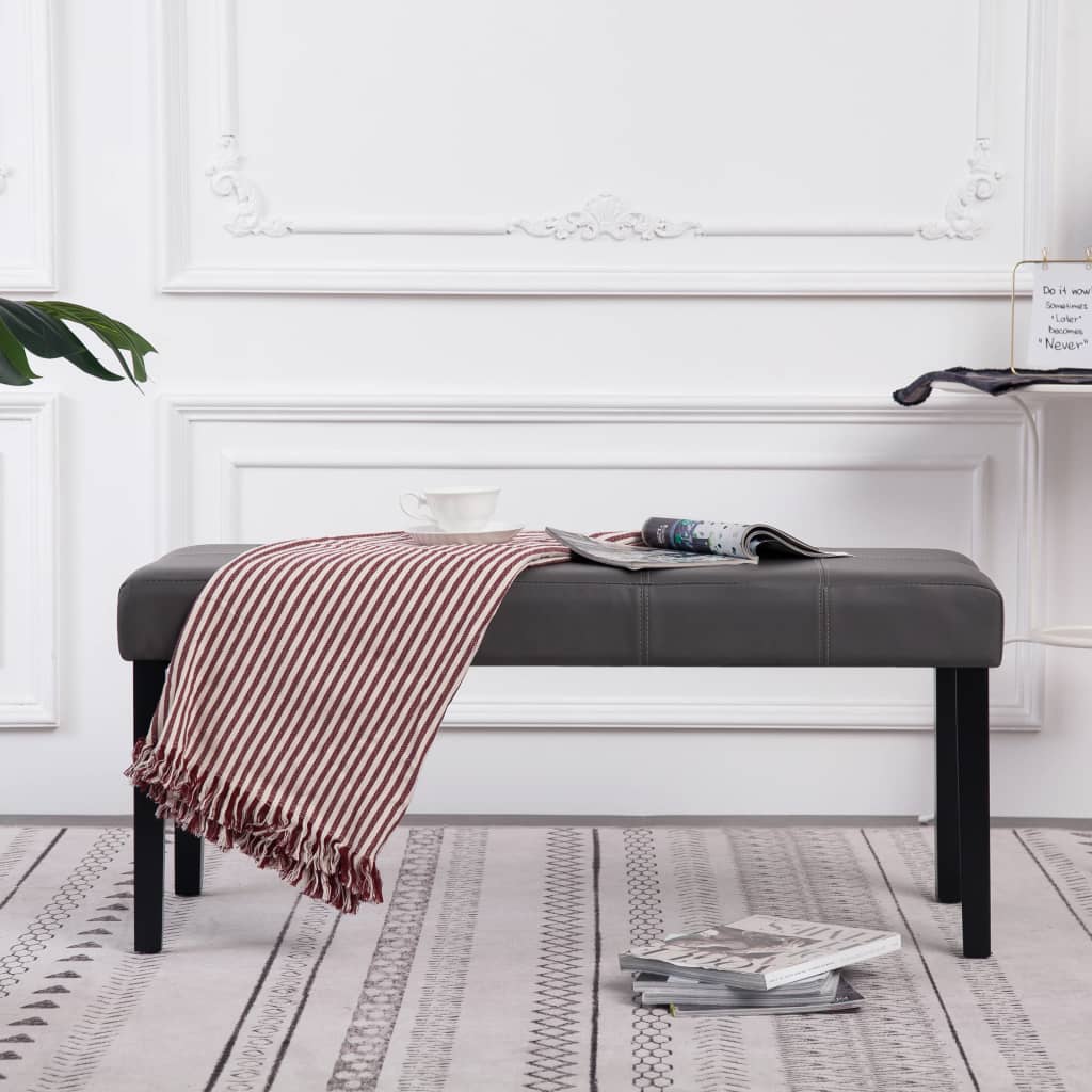 Banc 106 cm cuir artificiel