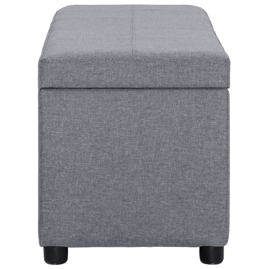 Banc avec rangement 116 cm polyester