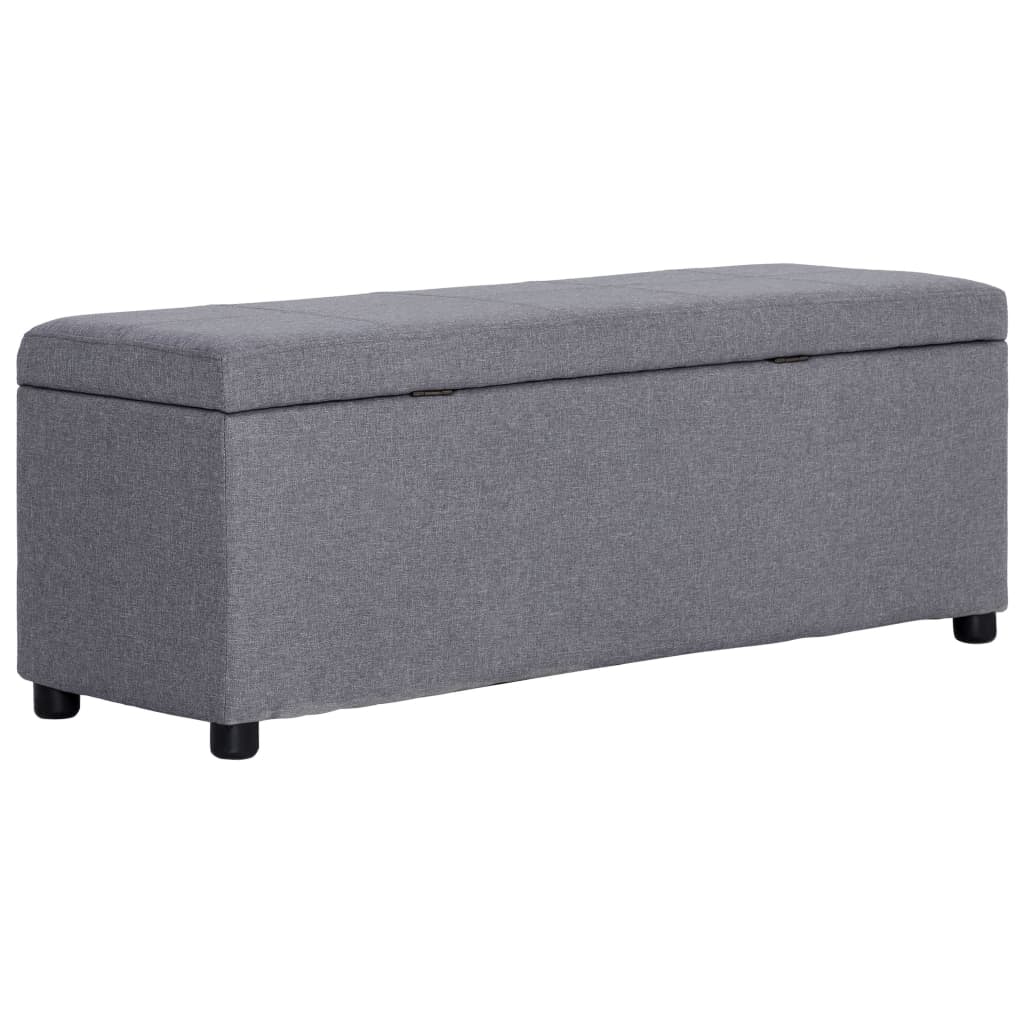 Banc avec rangement 116 cm polyester