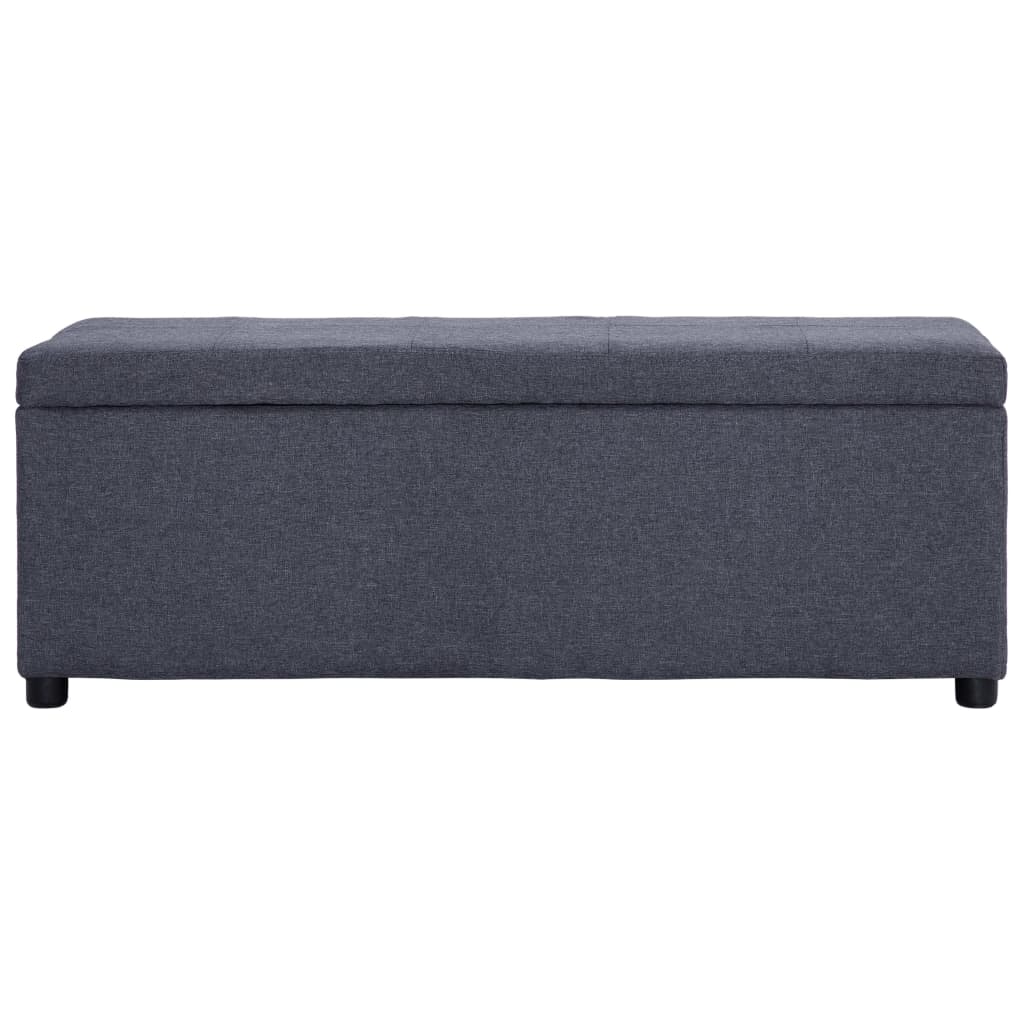 Banc avec rangement 116 cm polyester