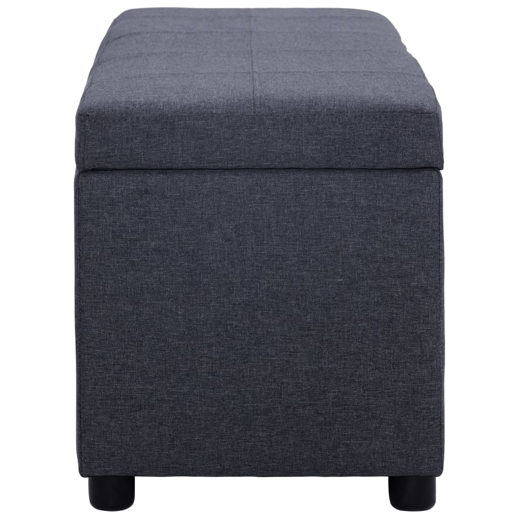 Banc avec rangement 116 cm polyester