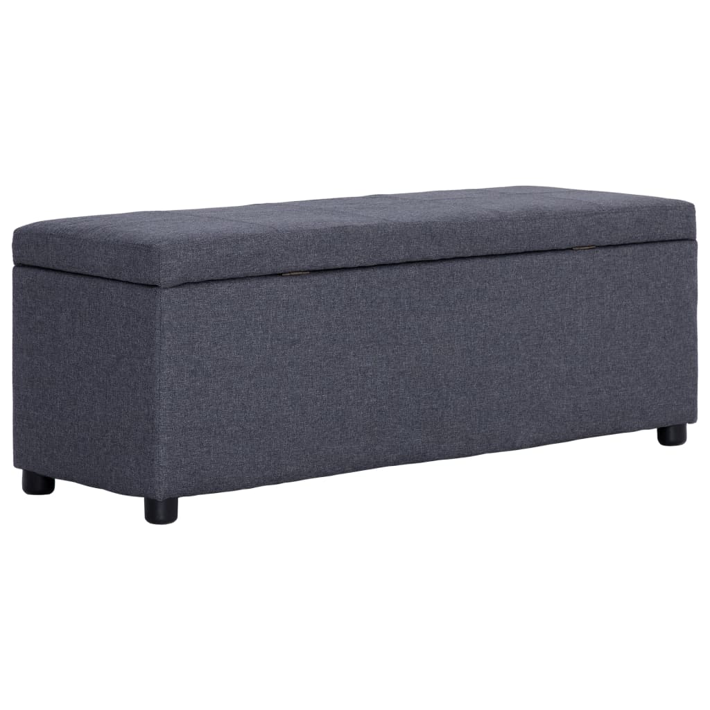 Banc avec rangement 116 cm polyester