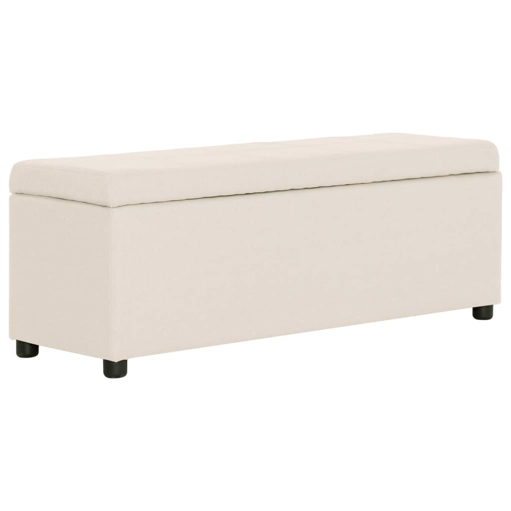 Banc avec rangement 116 cm polyester