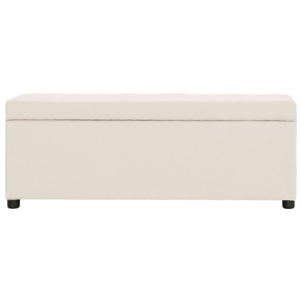 Banc avec rangement 116 cm polyester