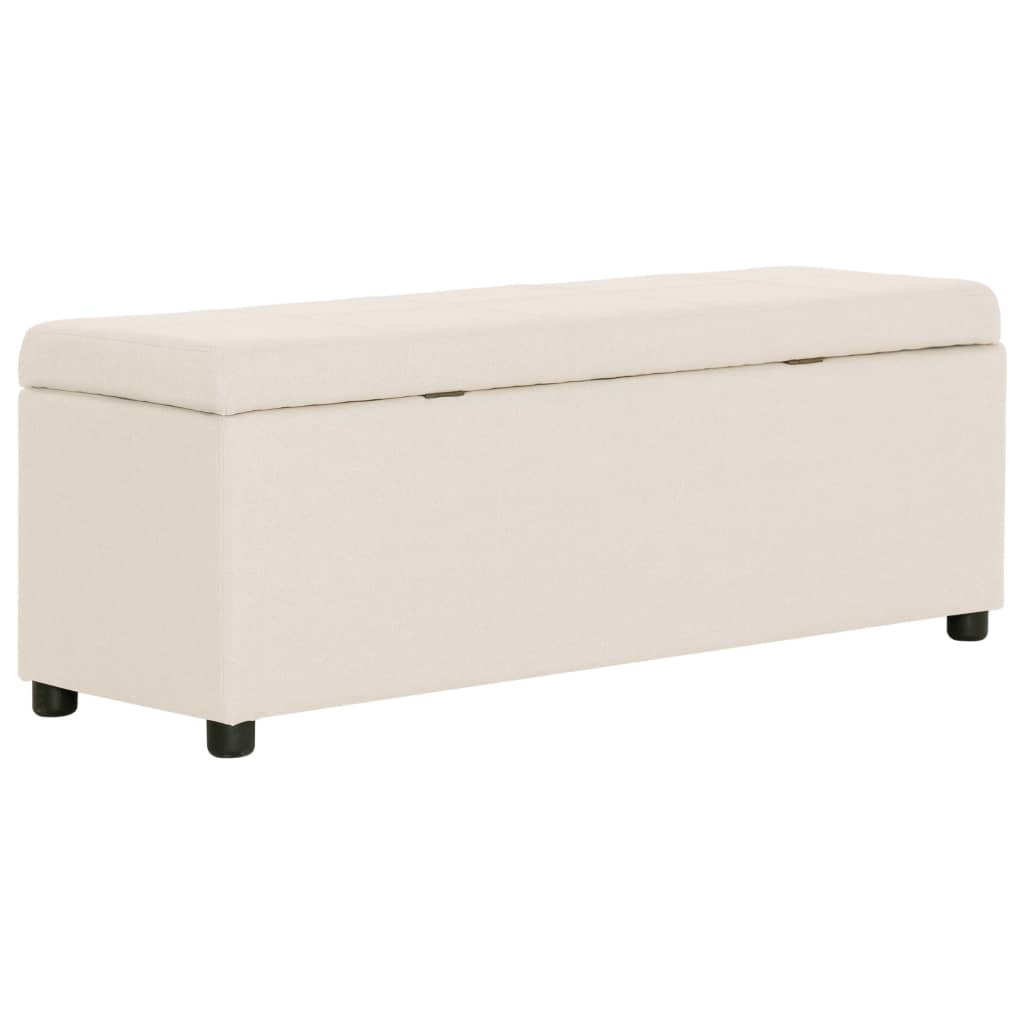 Banc avec rangement 116 cm polyester