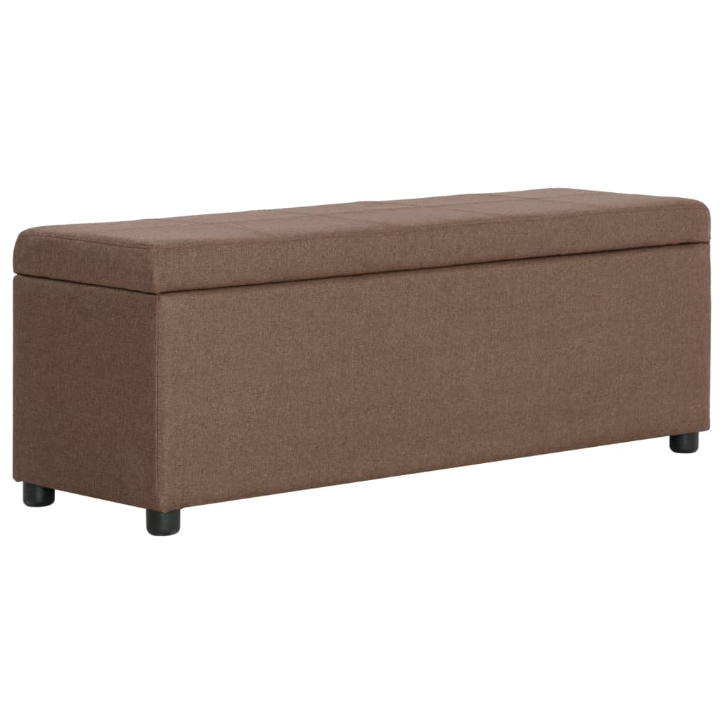 Banc avec rangement 116 cm polyester