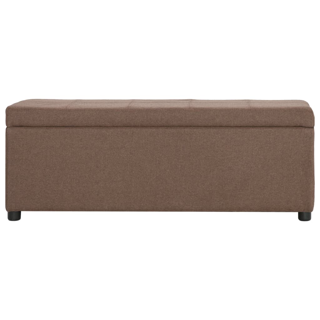 Banc avec rangement 116 cm polyester